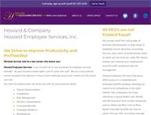 Tablet Screenshot of howardemployeeservices.com